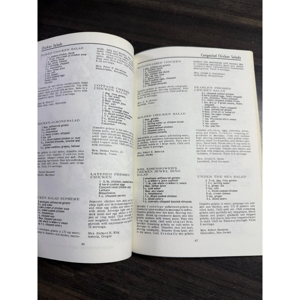 Salads‎ Cookbook Vintage 1969 Favorite Recipes Press Over 500 Salad Recipes